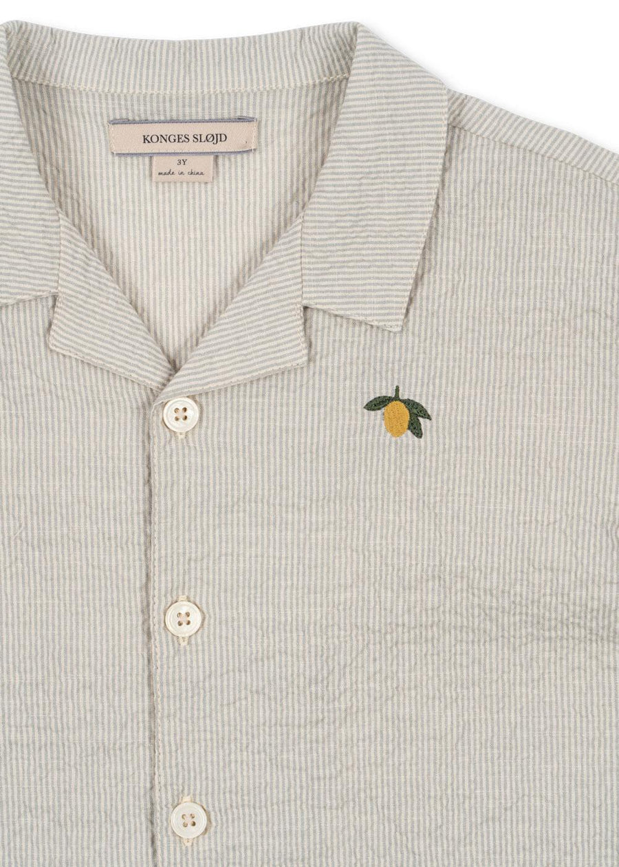 Elliot Shirt Quarry Stripe