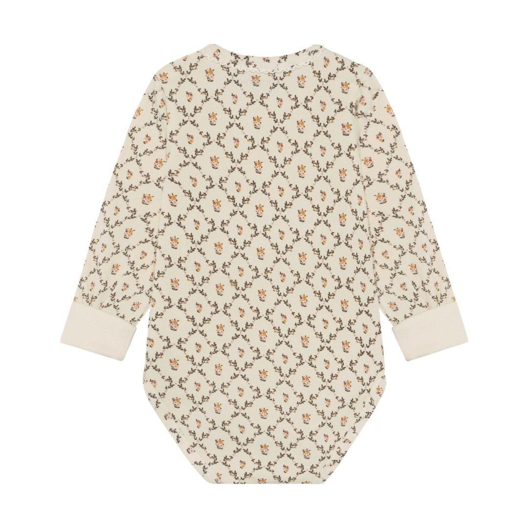 Cream Floral Vine Onesie