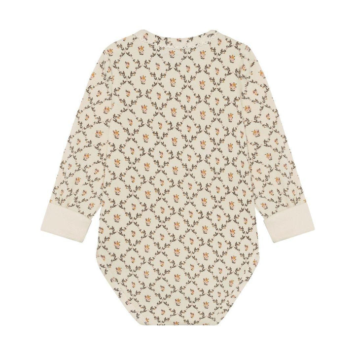 Cream Floral Vine Onesie