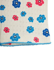 Flowers Pointelle Bike Shorts