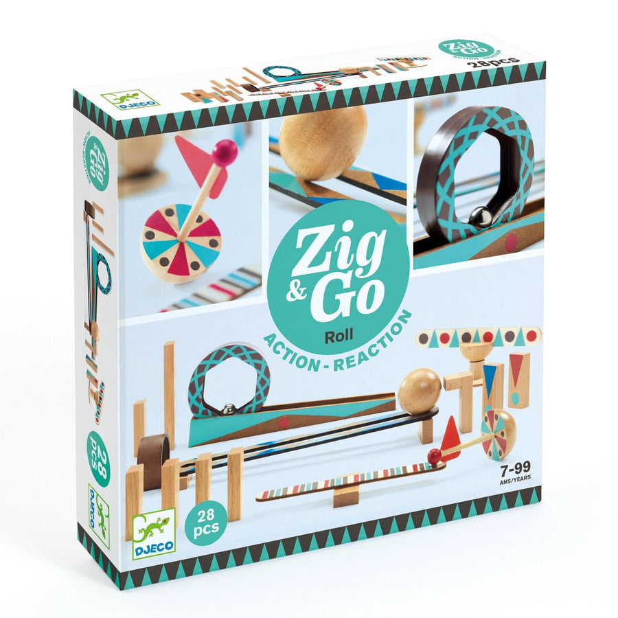 Zig & Go Roll Chain Reaction Construction Set