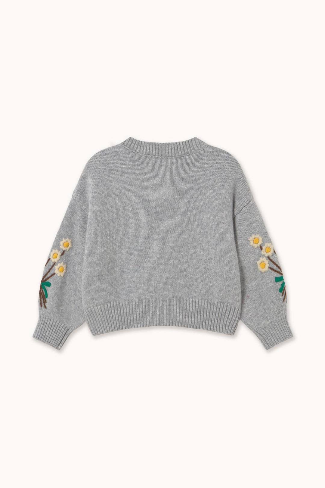 Flowers Cardigan - Grey