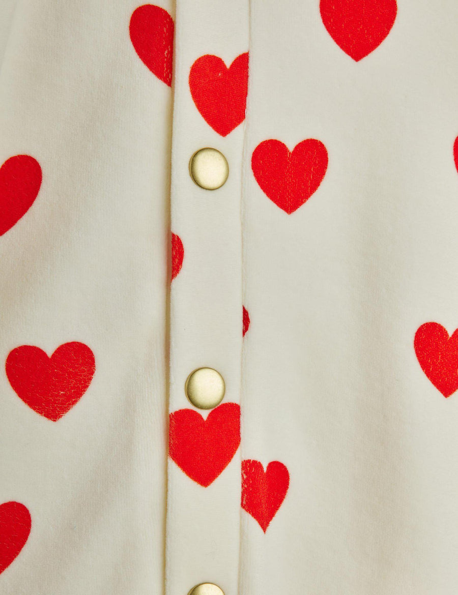 Hearts Velour Jumpsuit