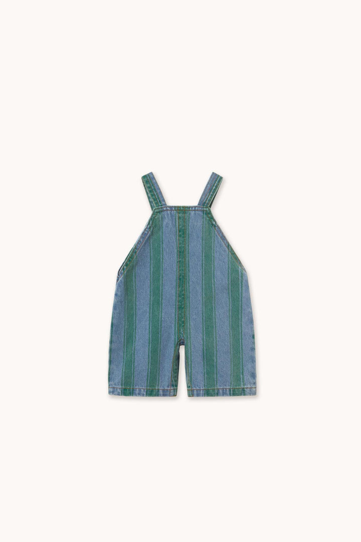 Retro Stripes Baby Denim Dungaree