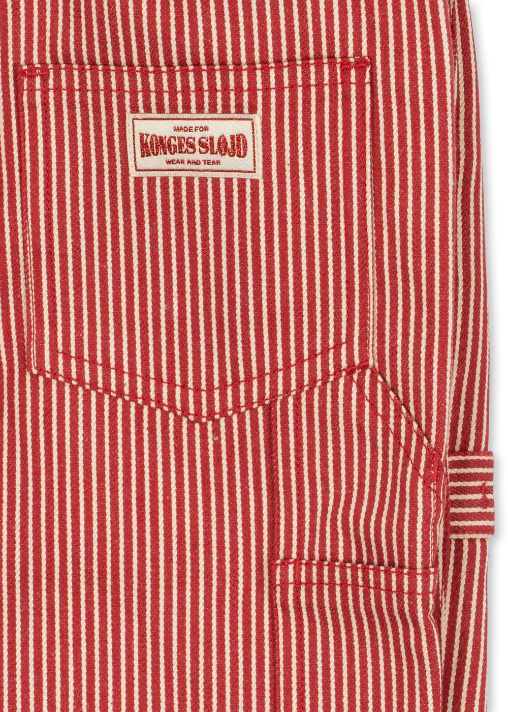 Luc Pants - Milk Rouge Stripe