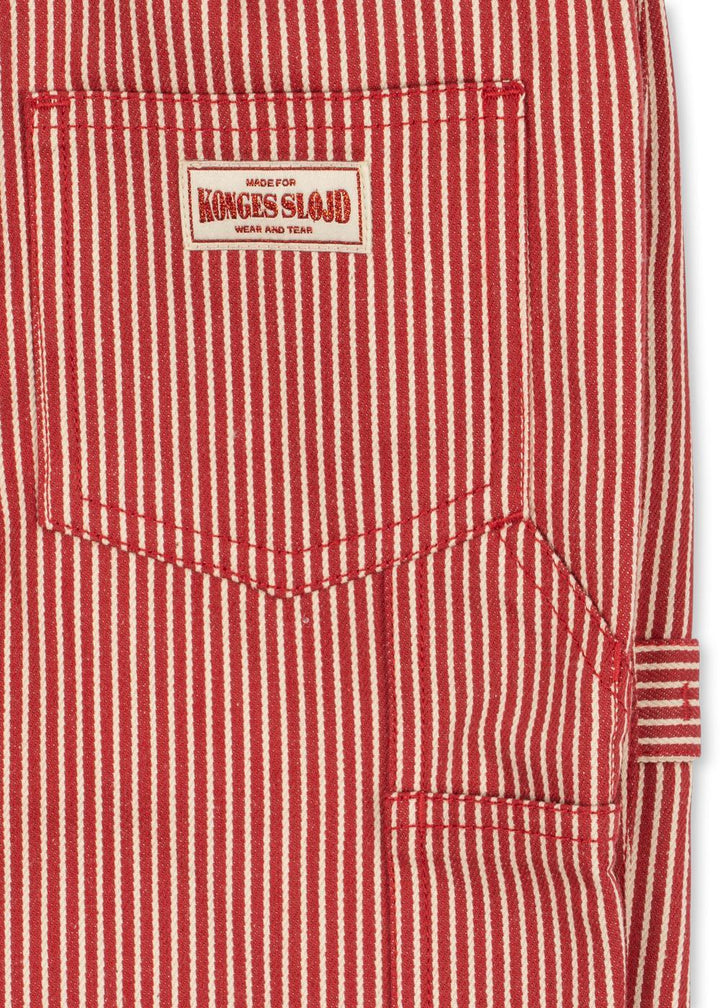 Luc Pants - Milk Rouge Stripe