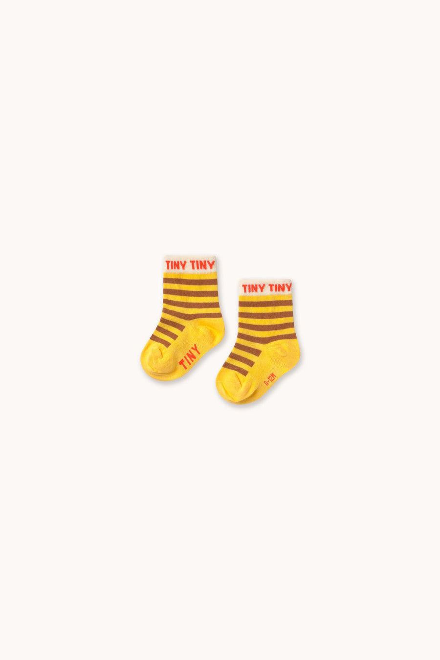 Stripes Short Socks Yellow