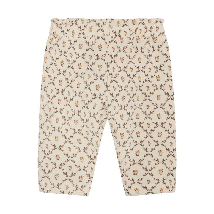Cream Floral Vine Baby Pants