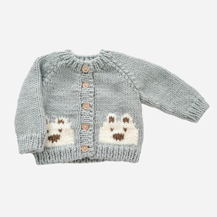 Bear Cardigan - Bowie Grey