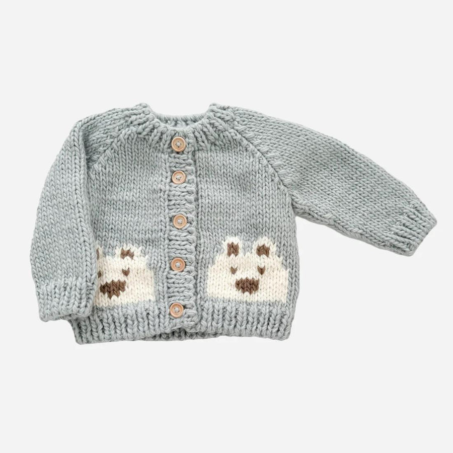 Bear Cardigan - Bowie Grey