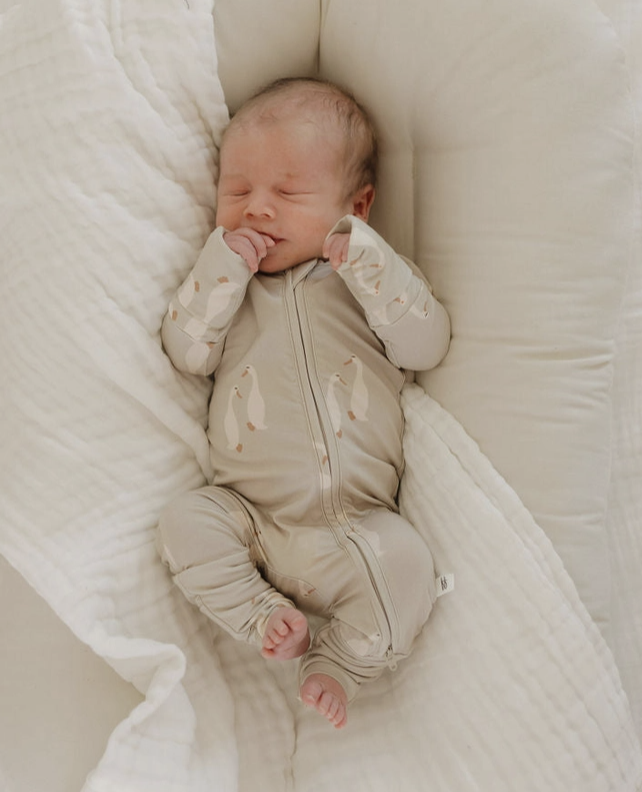 Bamboo Zip Pajamas - Silly Goose