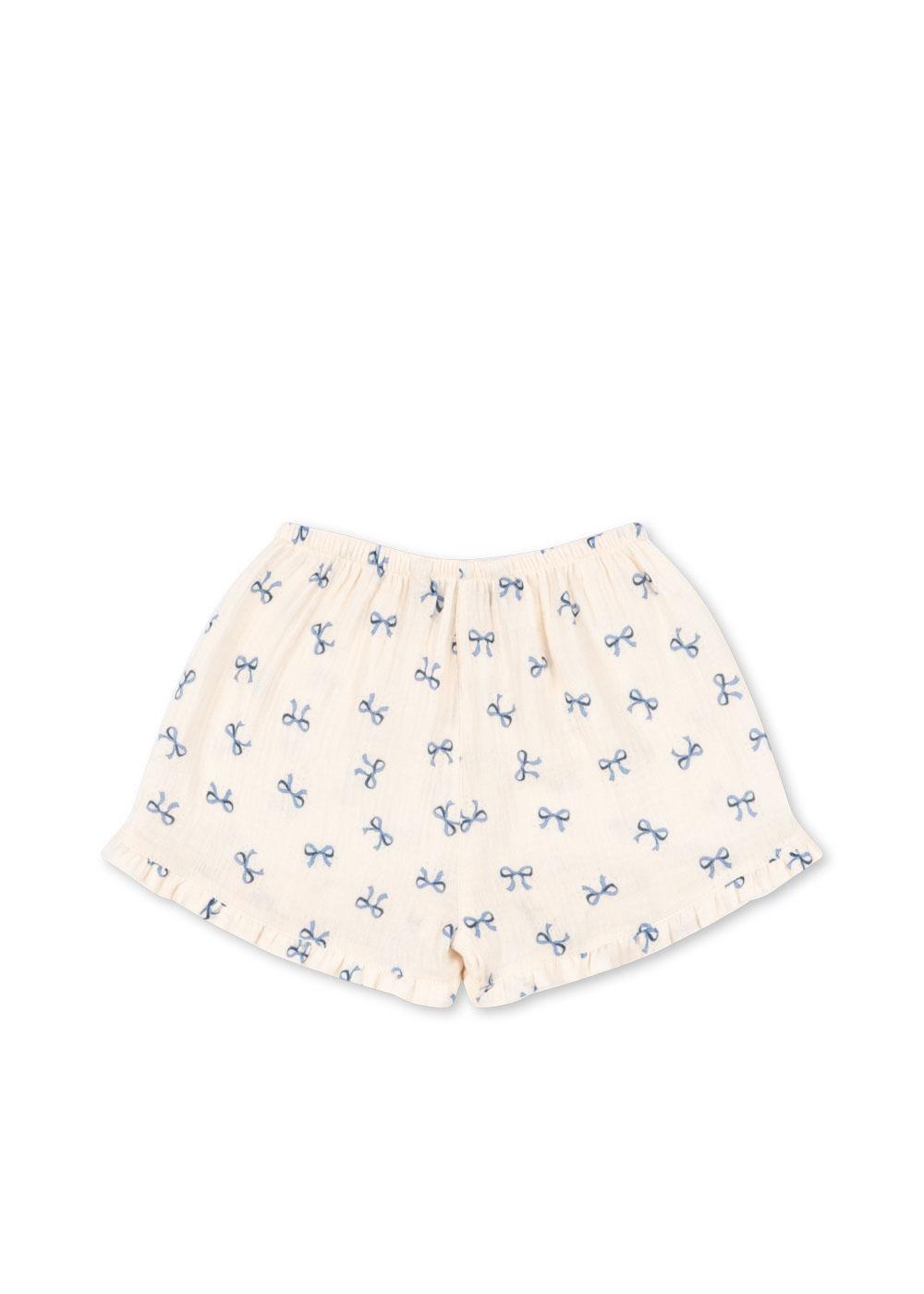 Coco Shorts Bow Bleu