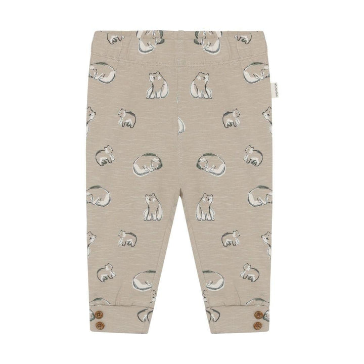Stone Bear Print Baby Pants