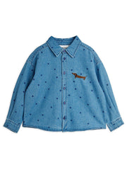 Dotted Denim Shirt