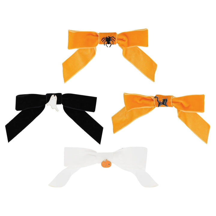 Velvet Bow Hair Clips