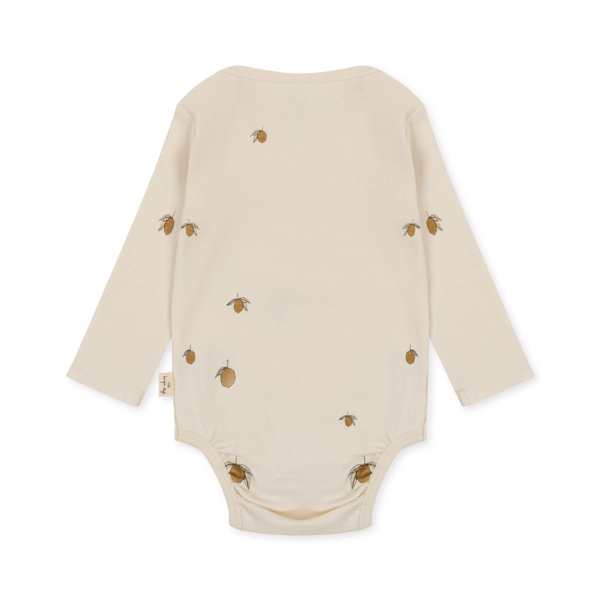 Long Sleeve Bodysuit Lemon