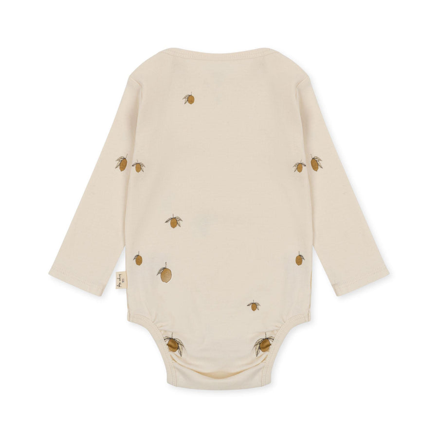 Long Sleeve Bodysuit Lemon