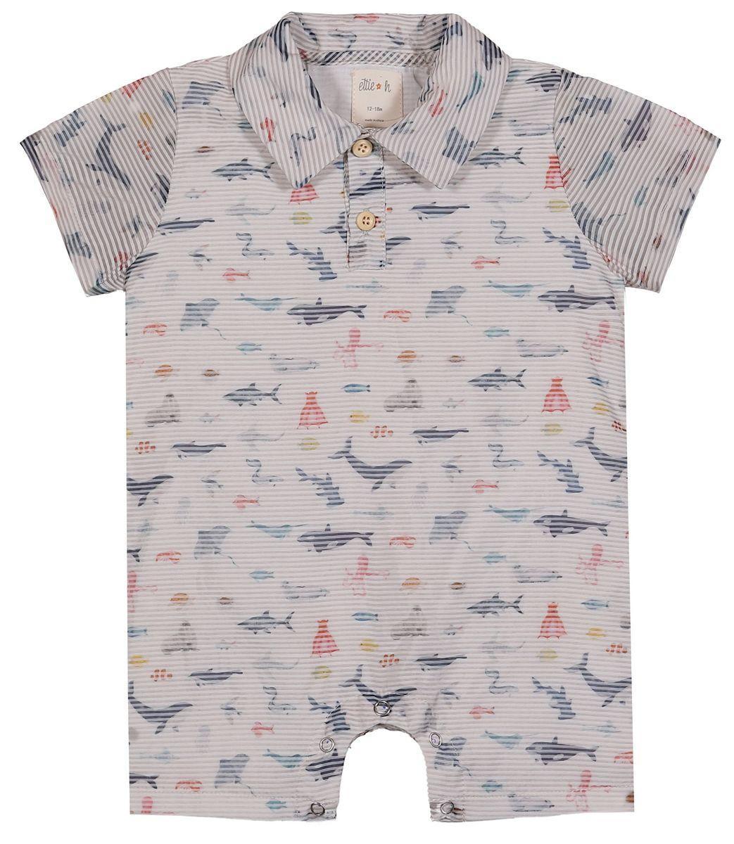 Finley Romper - Sealife