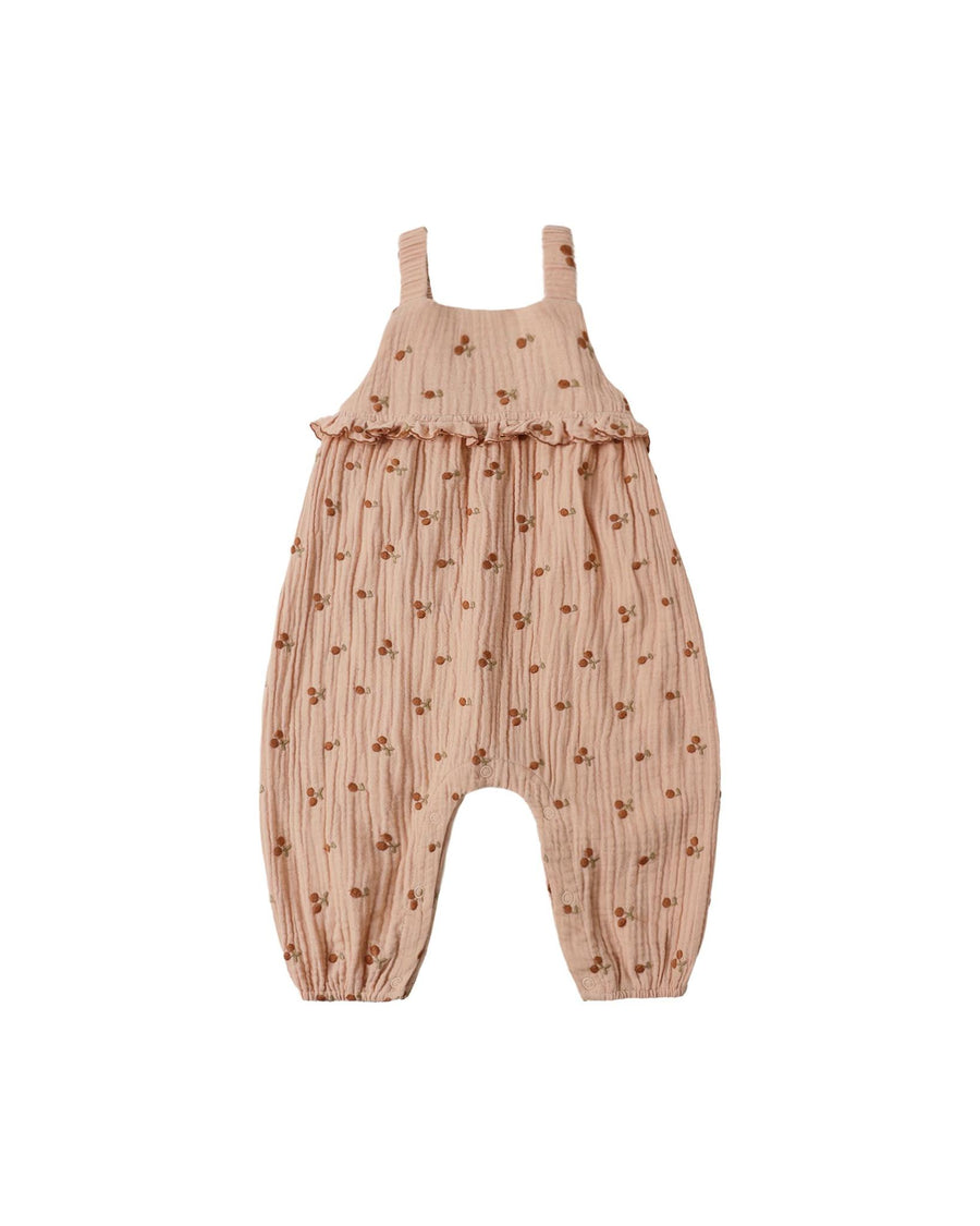 Kinsley Jumpsuit Cherry Embroidery