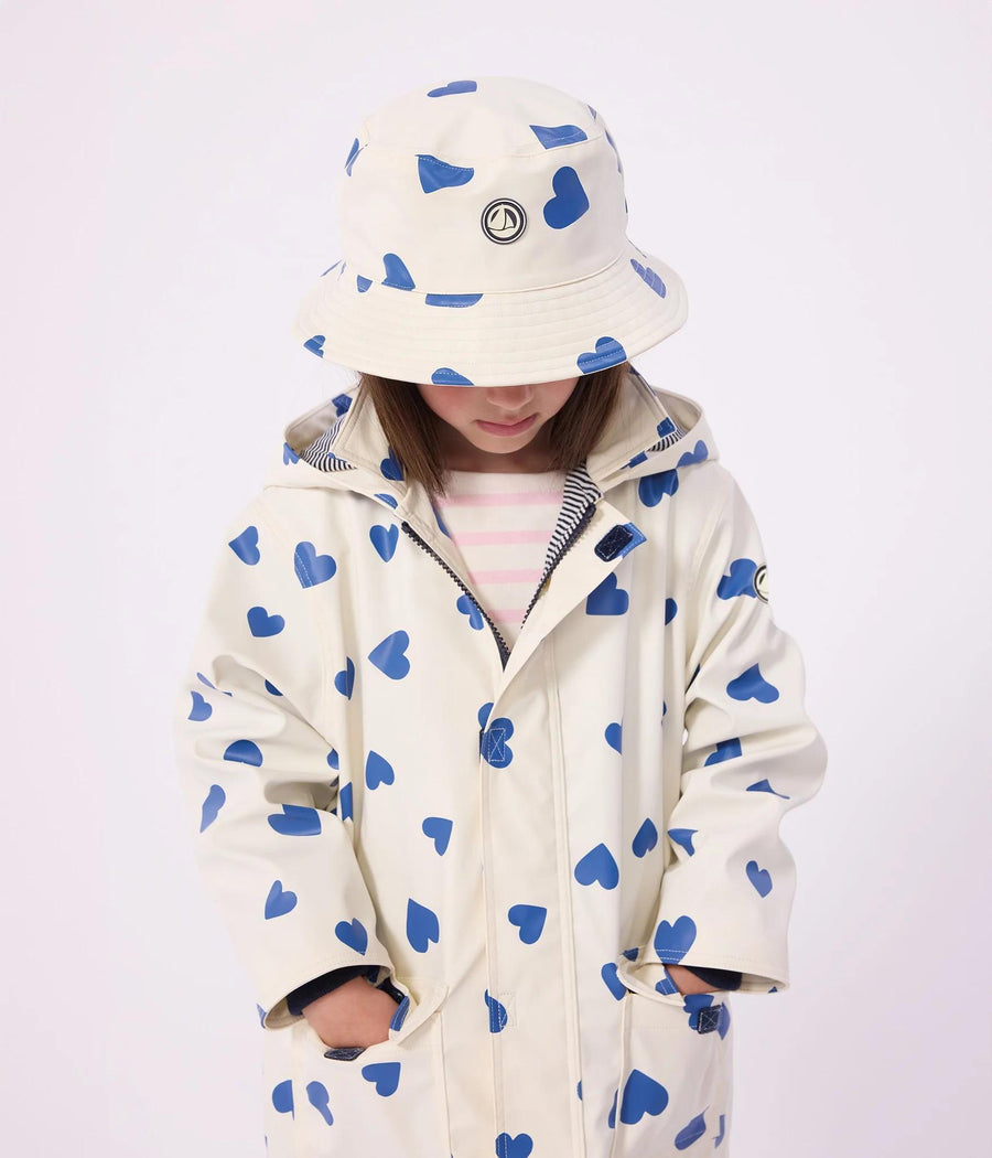 Girl Heart Printed Rain Hat