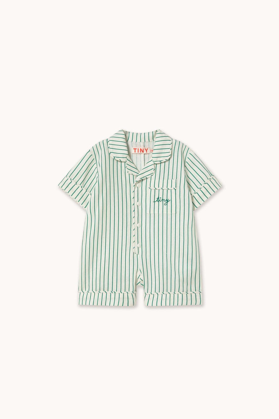 Emerald Stripes Baby One-Piece