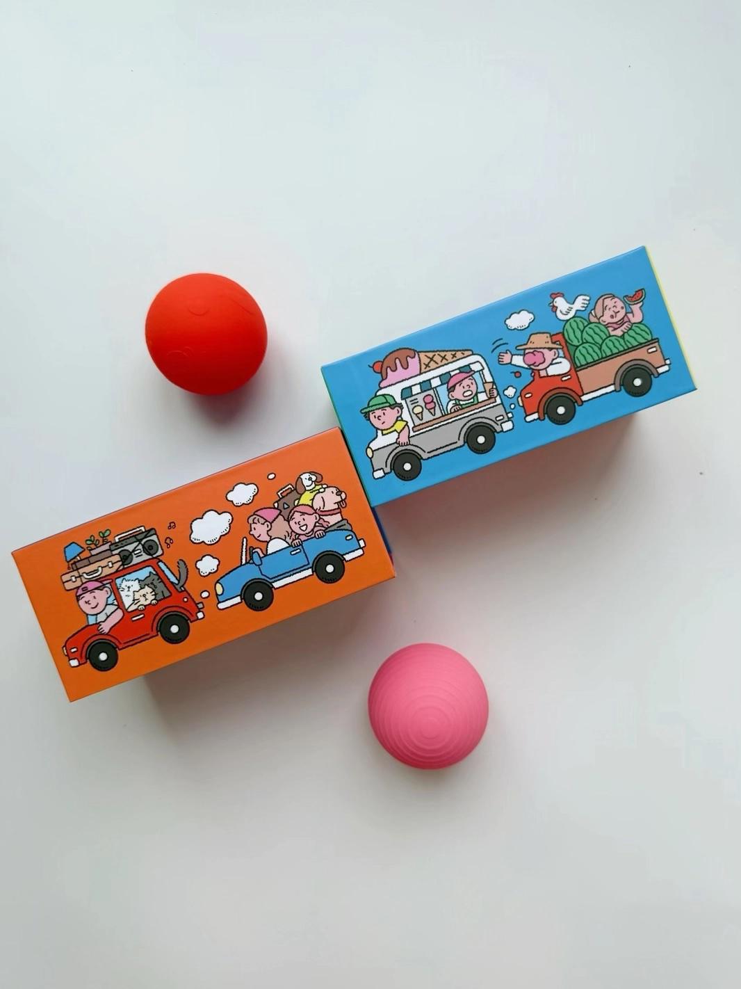 2 Ball Set - Beep Beep Car