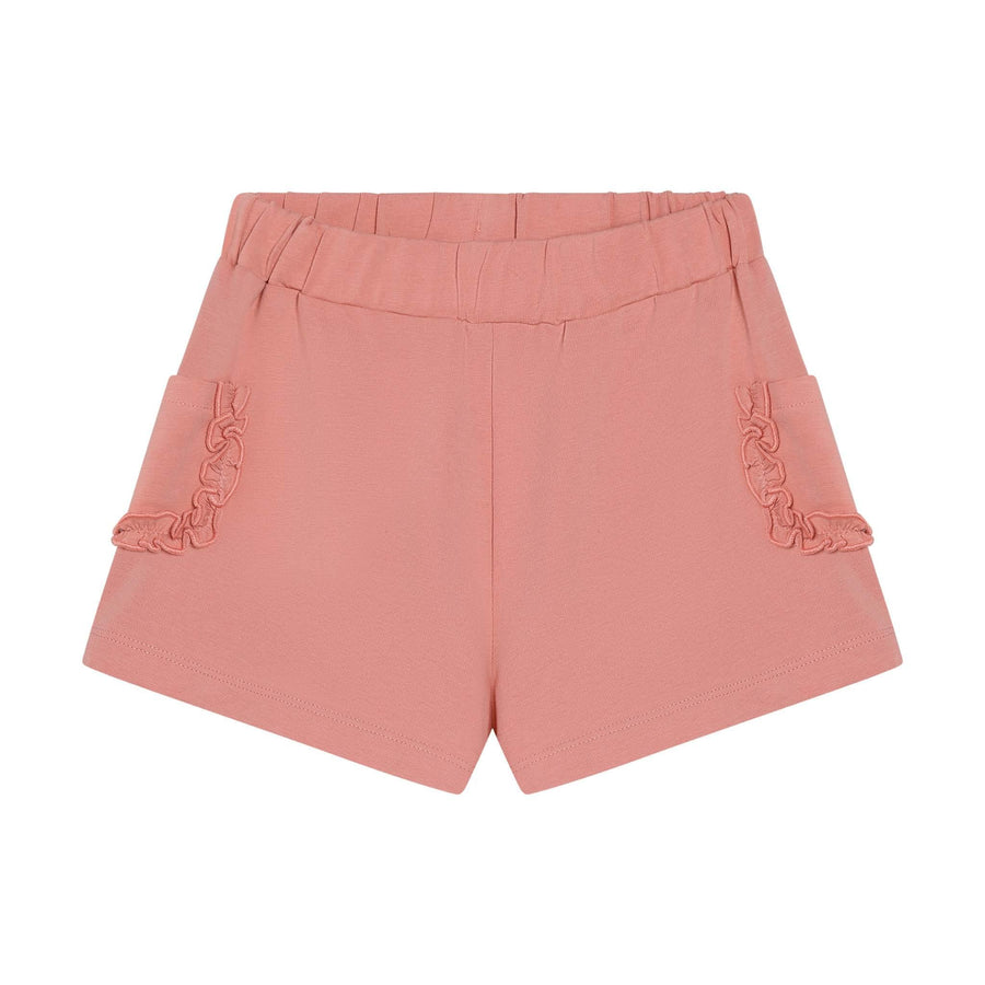 Rose Ruffle Pocket Shorts