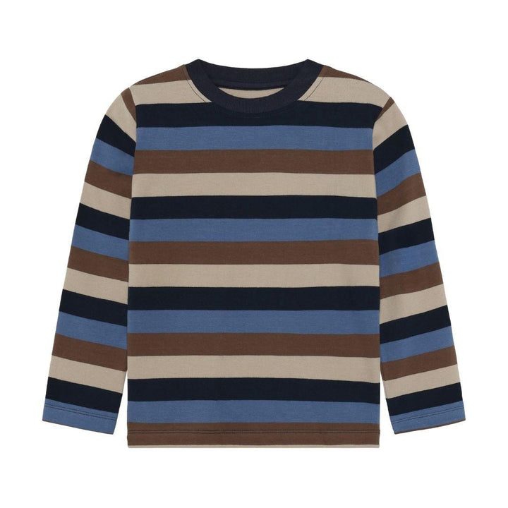Multi-Stripe Long-Sleeve Tee