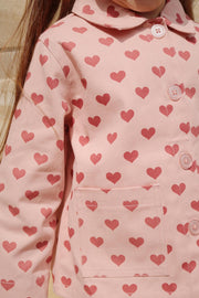 Shirt Jacket Amour Rouge