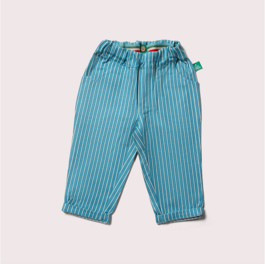 Horizon Blue Striped Trousers