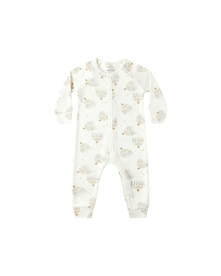 Organic Long John Pajamas - Hanukkah