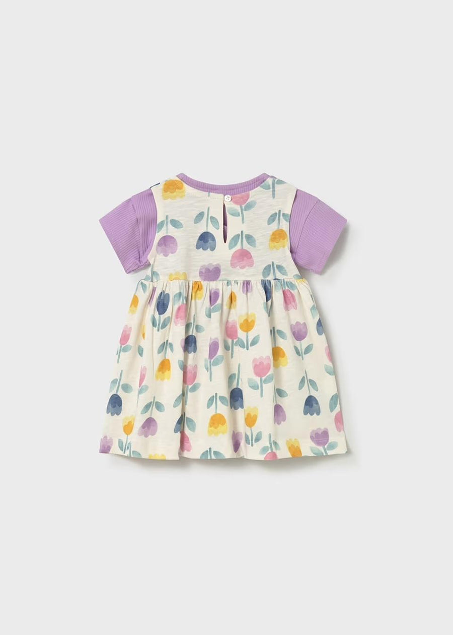 Floral Dress with Shirt