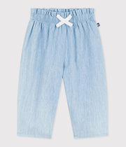 Baby Girl Chambray Pants