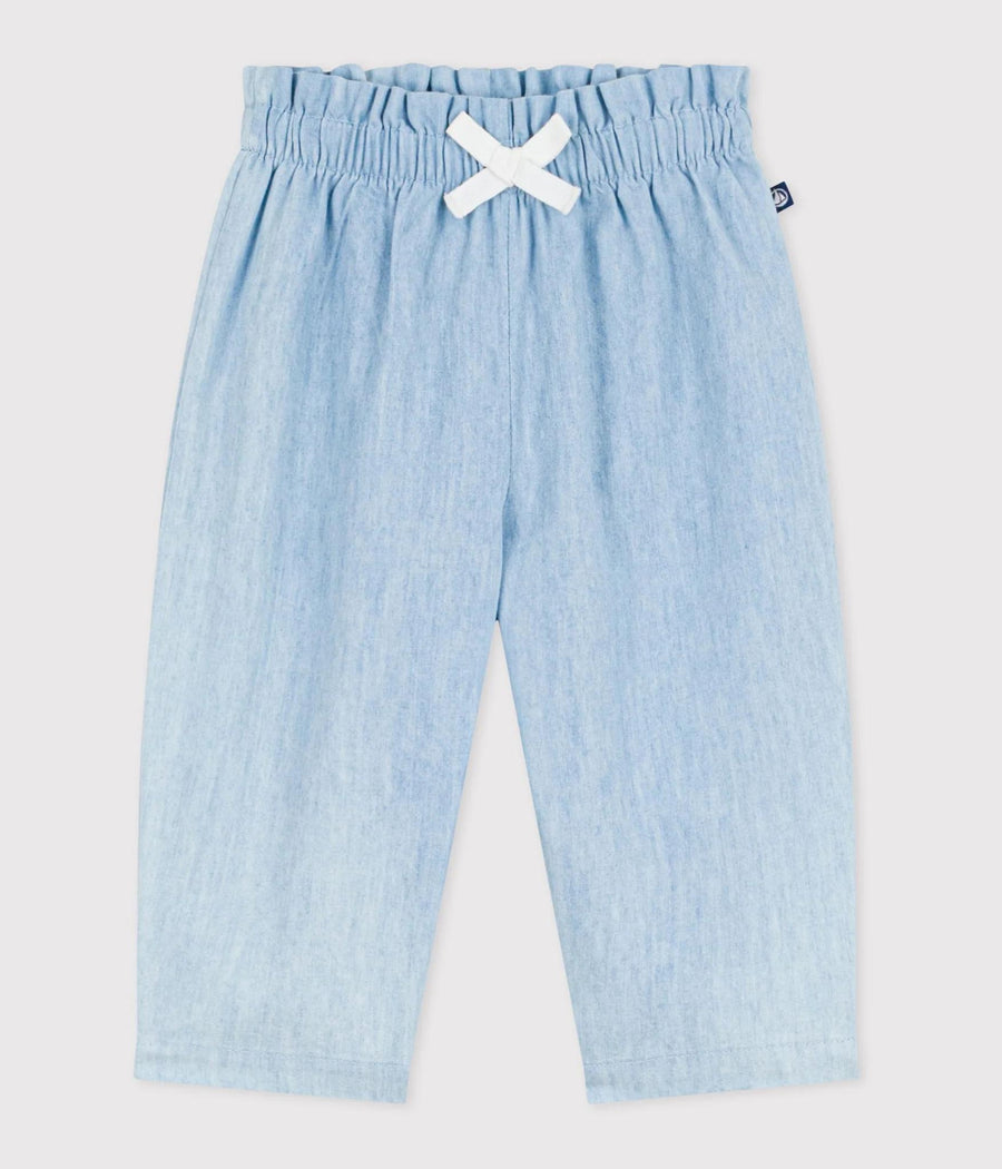 Baby Girl Chambray Pants