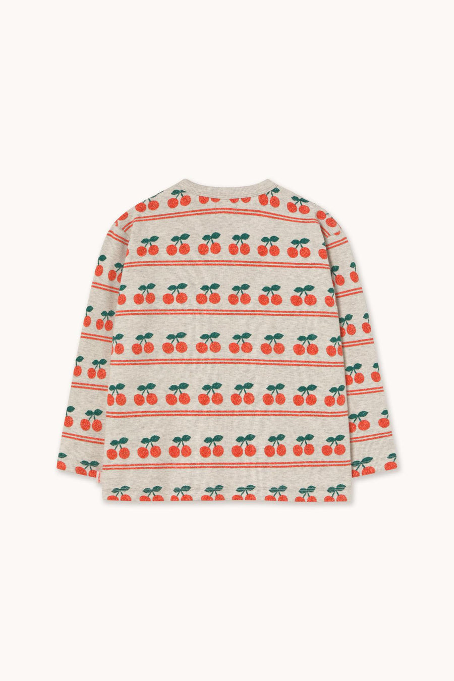 Cherry Pattern Rib Tee