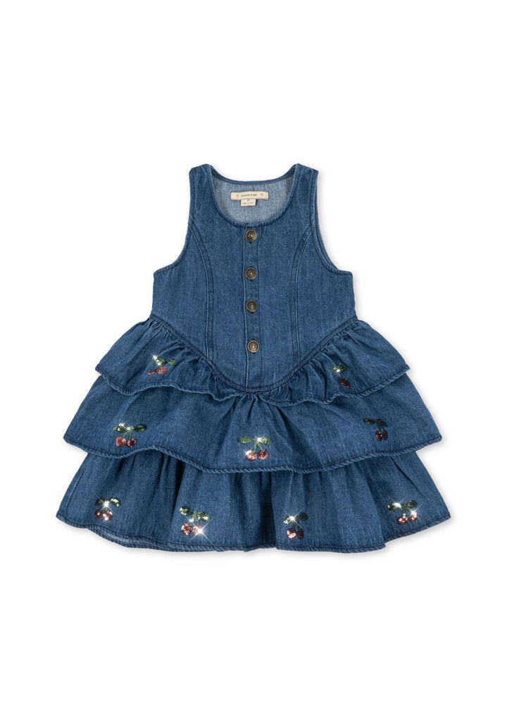Elba Dress - Denim Blue
