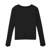 Black LS Tee