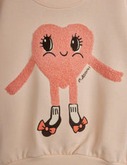 Heart in Shoes Chenille Sweatshirt