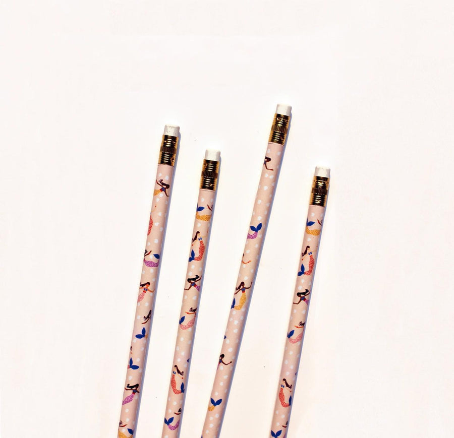 Mermaids Pencils - Set of 4