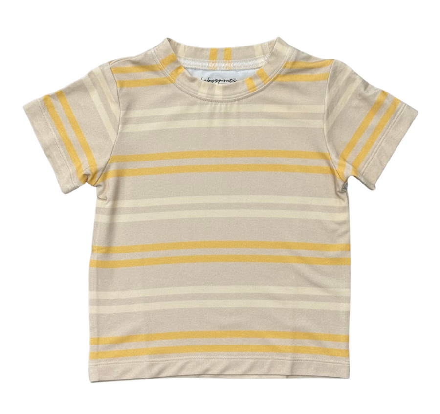 Short Sleeve Tee - Yellow Stripe