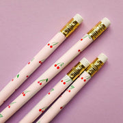 Cherry Pencils - Set of 4