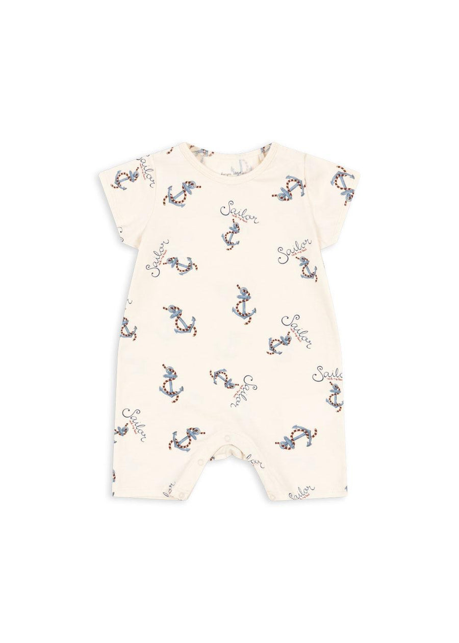 Basic Romper Rock My Boat