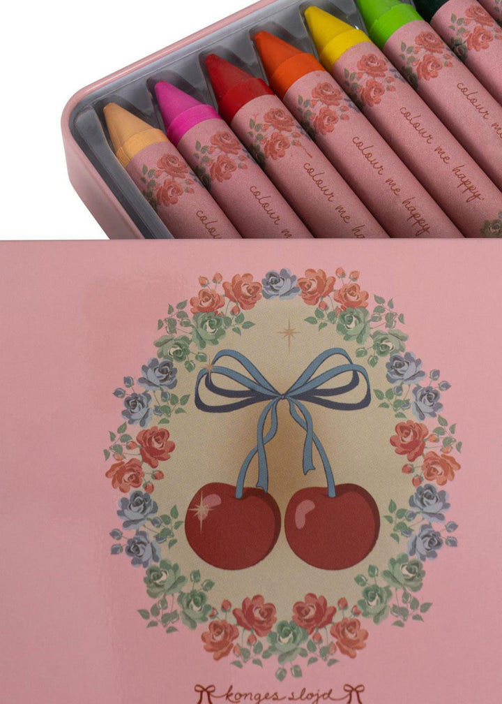 Bees Wax Crayons - Cherry Bow