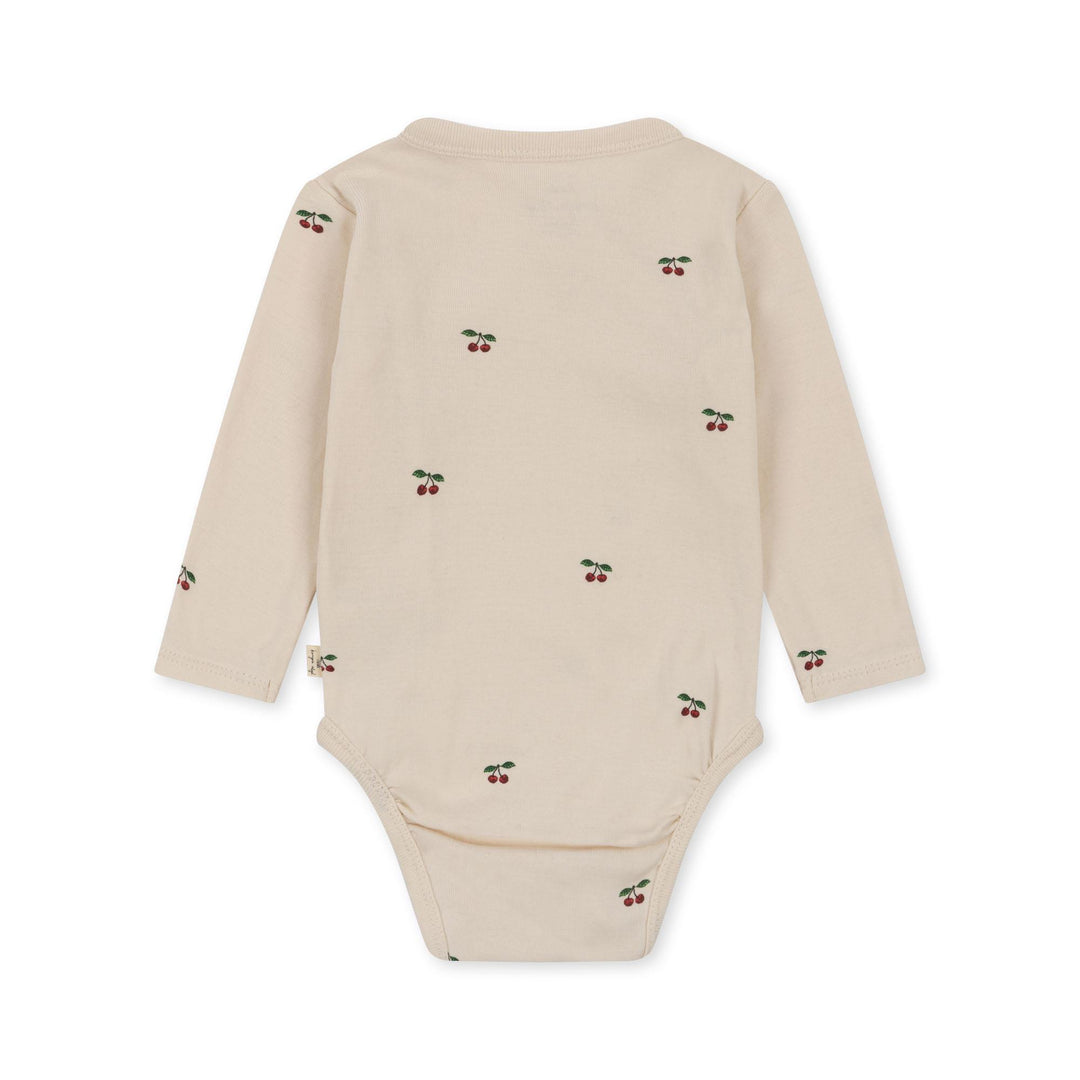Long Sleeve Bodysuit Cherry