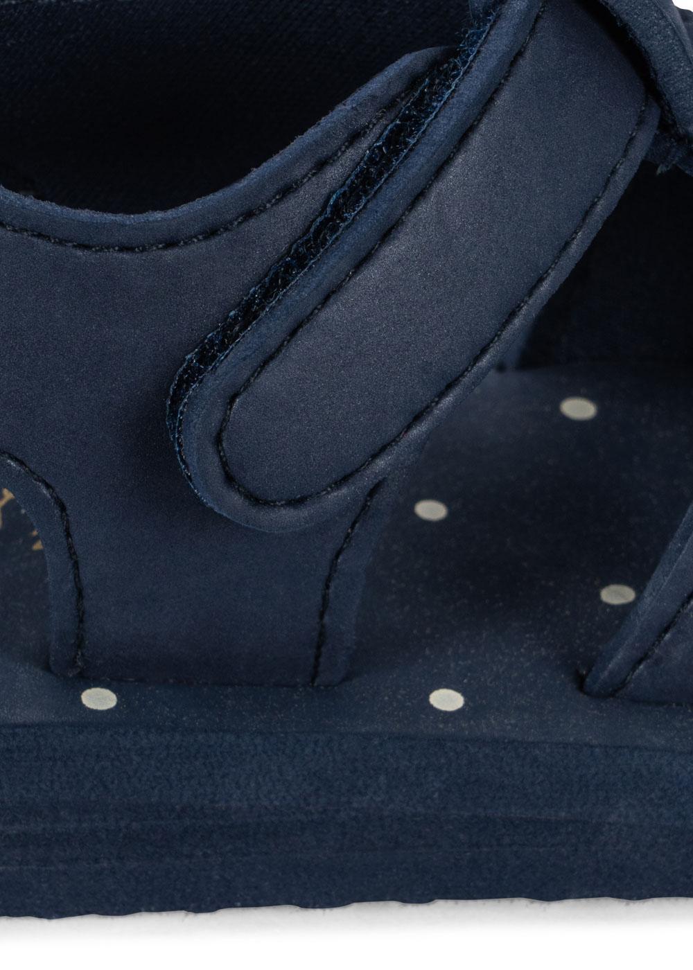Sable Sandal - Navy Blazer
