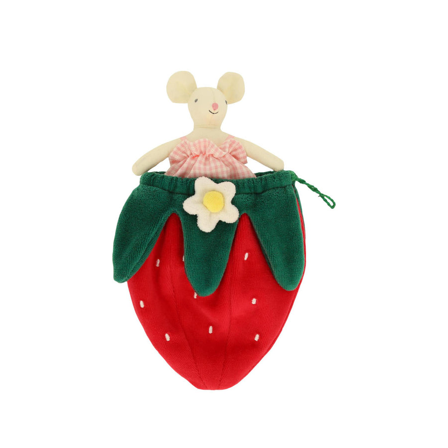 Strawberry Mouse Mini Doll
