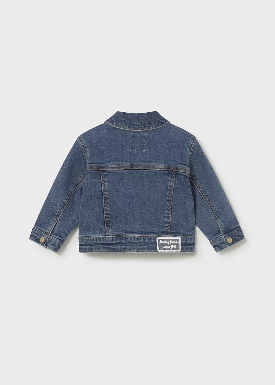 Denim Jacket with Lace