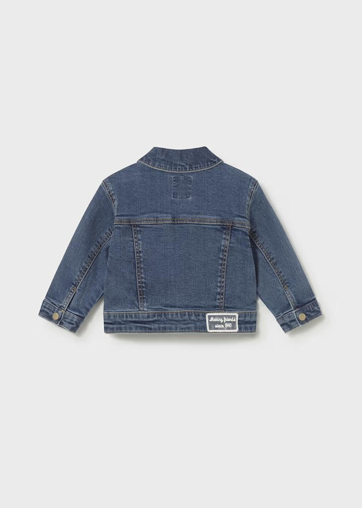 Denim Jacket with Lace