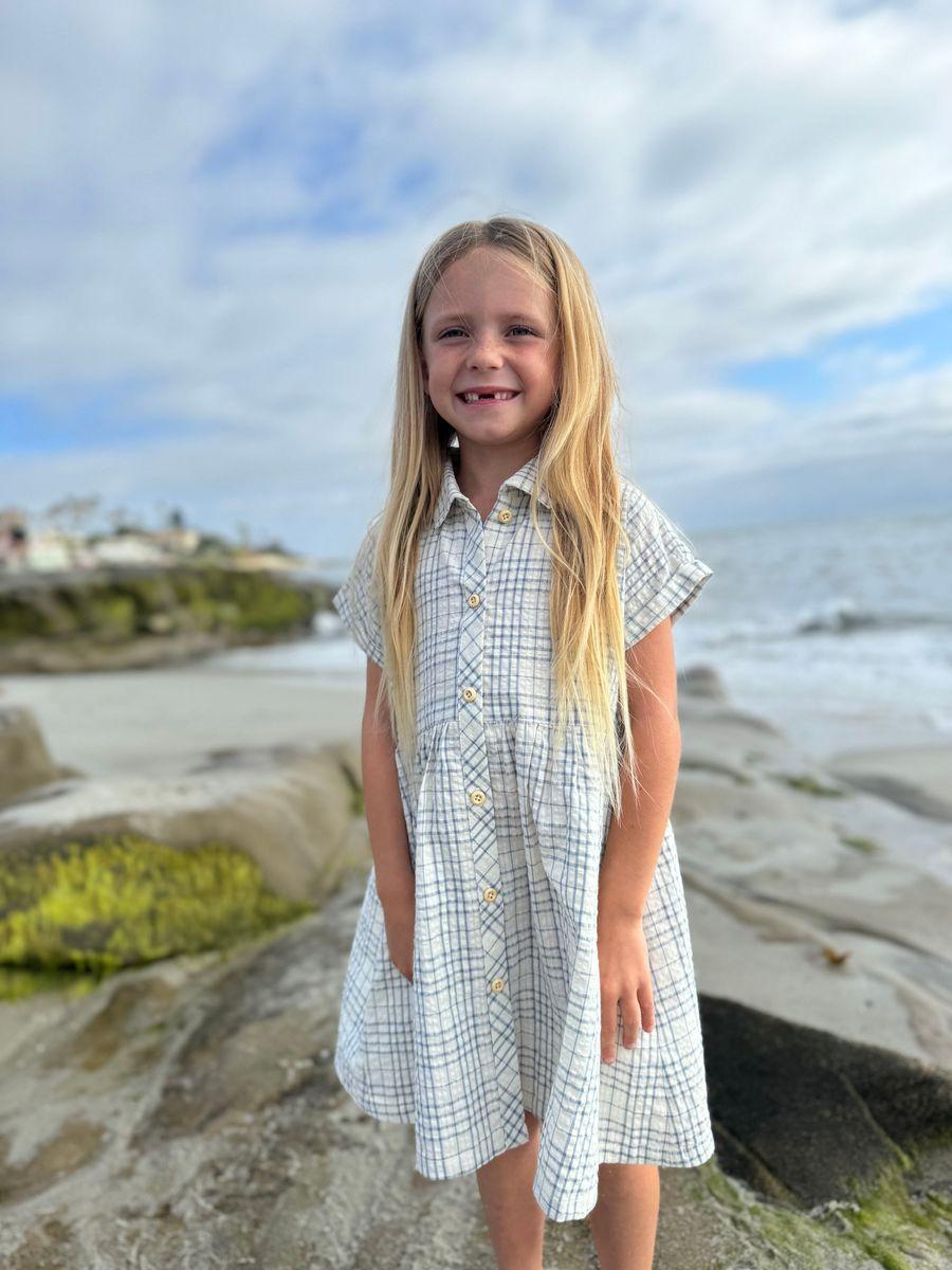 Heather Dress - Blue Plaid