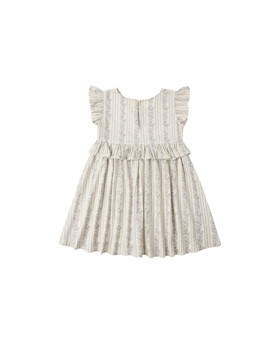 Brielle Dress Blue Floral